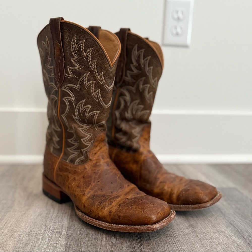 Full Quill Ostrich Cowboy Boots, Western Boots